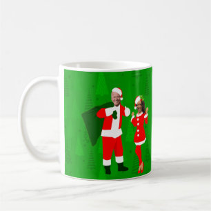 joe biden santa kamala harris christmas trees coffee mug