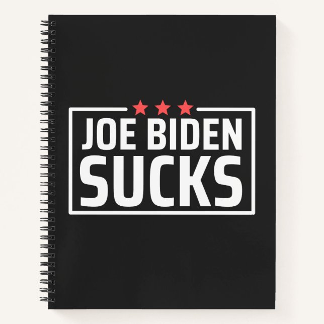 joe Biden Sucks Notebook (Front)