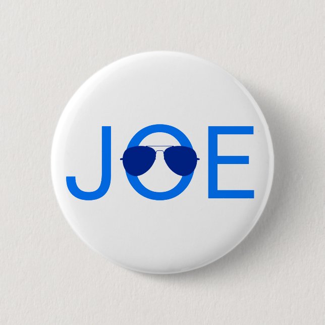 Joe Biden Sunglasses for President 6 Cm Round Badge (Front)