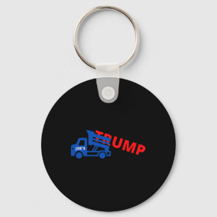 Joe Biden Trump Dump Truck Key Ring