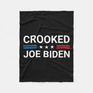 Joe Biden Trump Quote Called Joe Biden Crooked Fleece Blanket