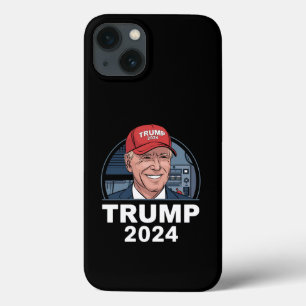 Joe biden Wearing A Trump Hat iPhone 13 Case