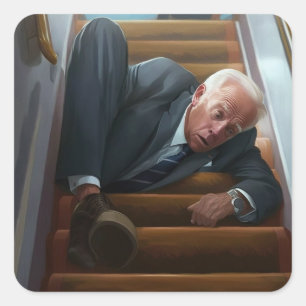 Joe Biden's Air Force One Oopsie Sticke Square Sticker