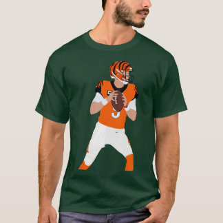 Joe Burrow Bengals Orange T-Shirt
