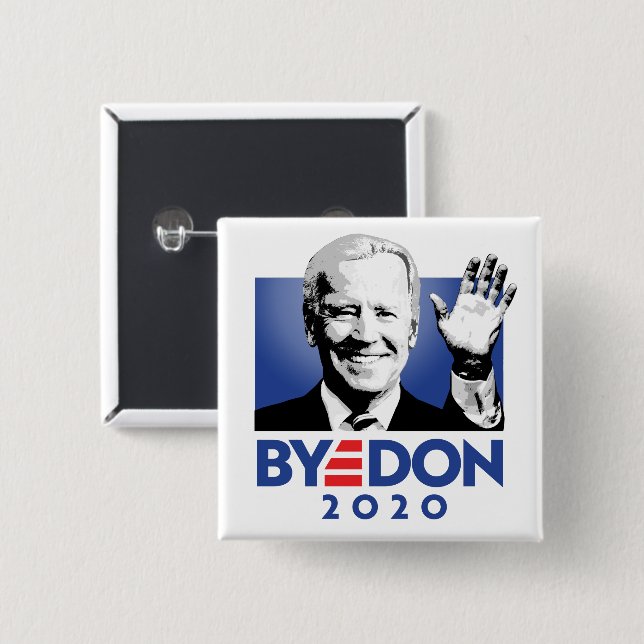 JOE BYE DON 2020 15 CM SQUARE BADGE (Front & Back)