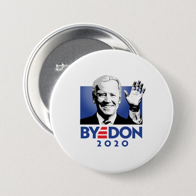 JOE BYE DON 2020 7.5 CM ROUND BADGE (Front & Back)