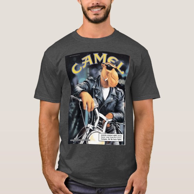 Joe Camel Motorcycle T-Shirt (Front)