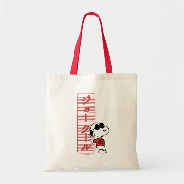 Joe Cool Japanese Neon Lights Tote Bag (Front)