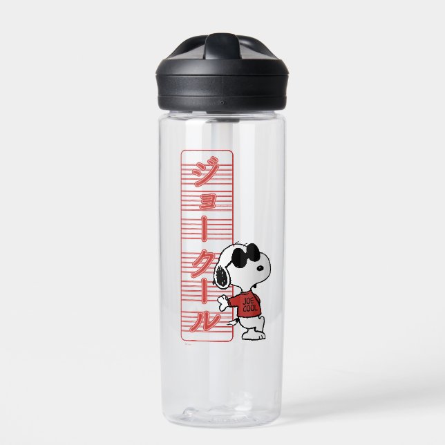 Joe Cool Japanese Neon Lights Water Bottle (Front)