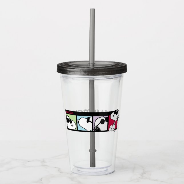 Joe Cool Photo Reel Acrylic Tumbler (Front)