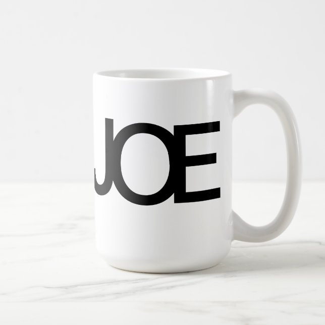 JOE (Cup of Joe) Coffee Mug (Right)
