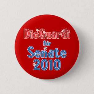 Joe DioGuardi for Senate 2010 Star Design 6 Cm Round Badge