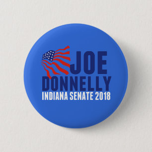 Joe Donnelly for Indiana Senate 2018 6 Cm Round Badge