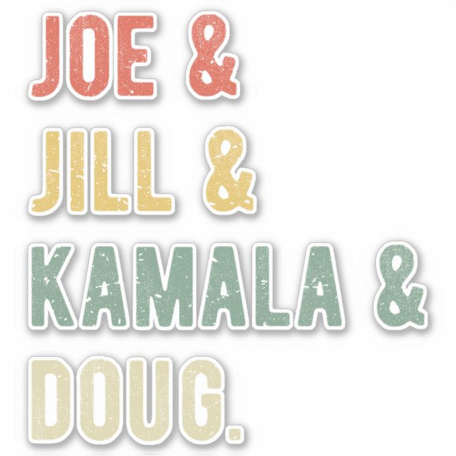 Joe & Jill & Kamala & Doug I (Front)