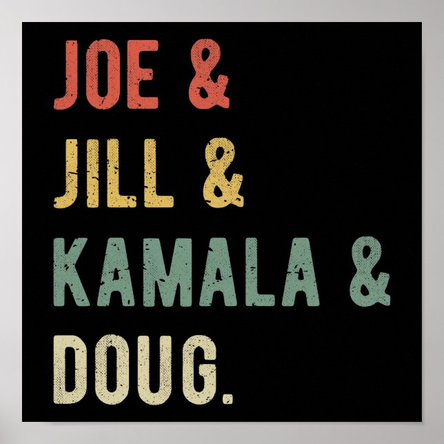 Joe & Jill & Kamala & Doug I Poster (Front)