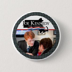 Joe Kennedy for Congress 6 Cm Round Badge