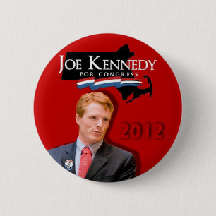Joe Kennedy for Congress Red 6 Cm Round Badge