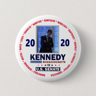 Joe Kennedy for U.S. Senate 2020 6 Cm Round Badge