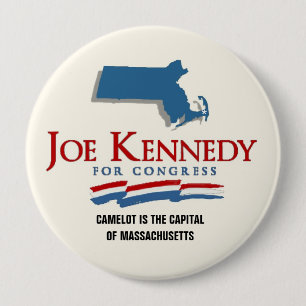 Joe Kennedy, III Camelot Restored 10 Cm Round Badge