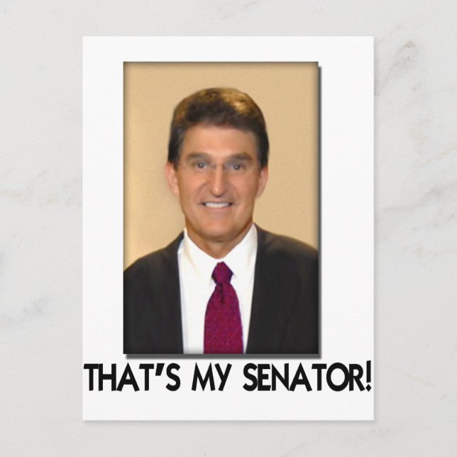 Joe Manchin, That's My Senator! Postcard (Front)