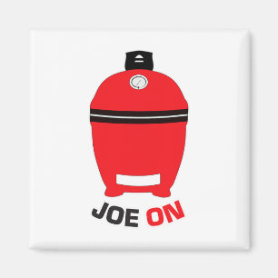 Joe On Red Bbq Grilling Low And Slow Kamado Charco Magnet