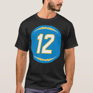 Joe Reed Number 12 Jersey Los Angeles Chargers Ins T-Shirt