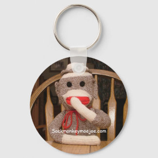 Joe Sock Monkey Keychain