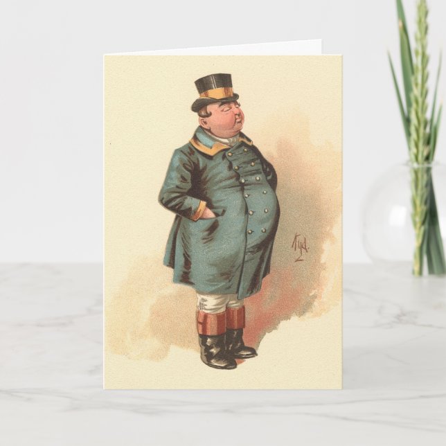 Joe (The Fat Boy) Kyd, Dickens The Pickwick Papers Card (Front)