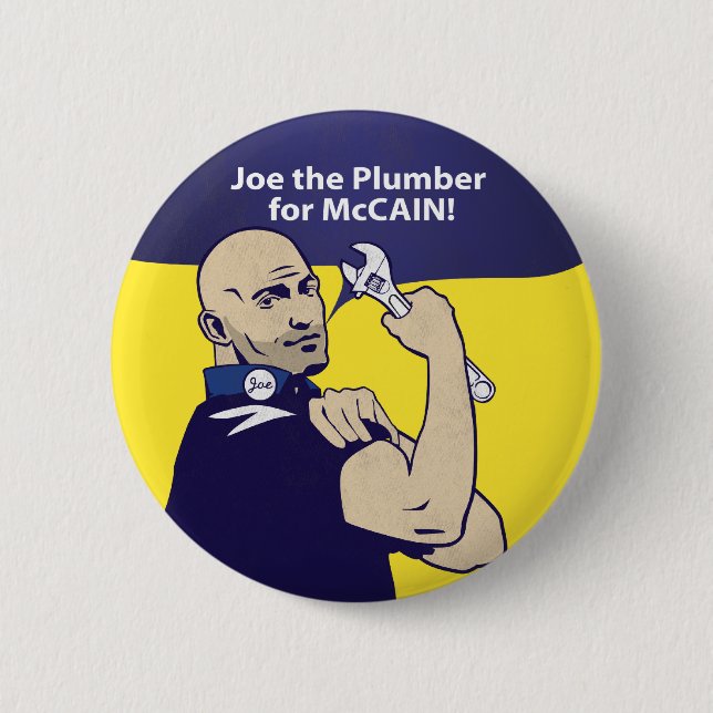 Joe the Plumber Button (Front)