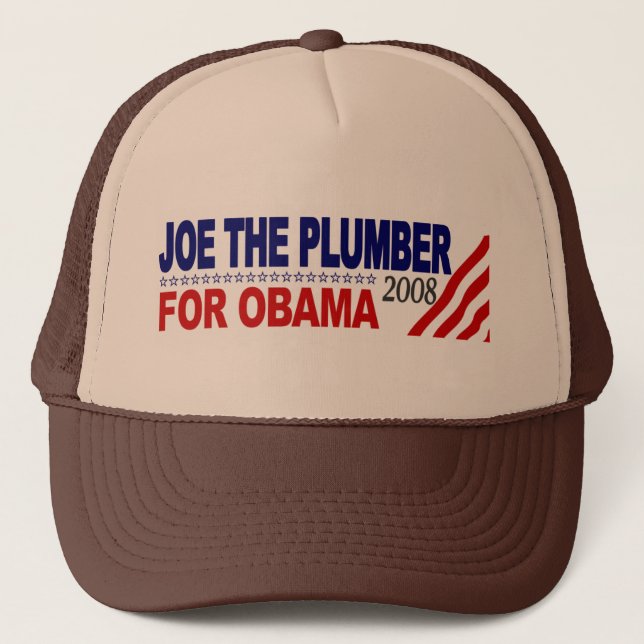 Joe the Plumber for Obama Trucker Hat (Front)