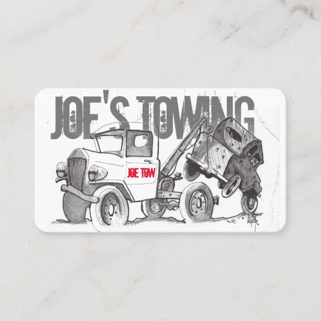 Joe Tow Business Card (Front)
