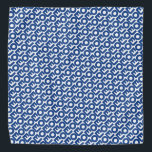 Joe white blue modern bold typography pattern fun  bandana<br><div class="desc">Joe white blue modern bold typography pattern fun Bandanna. Dog Bandanna.
Blue text pattern on white background.</div>