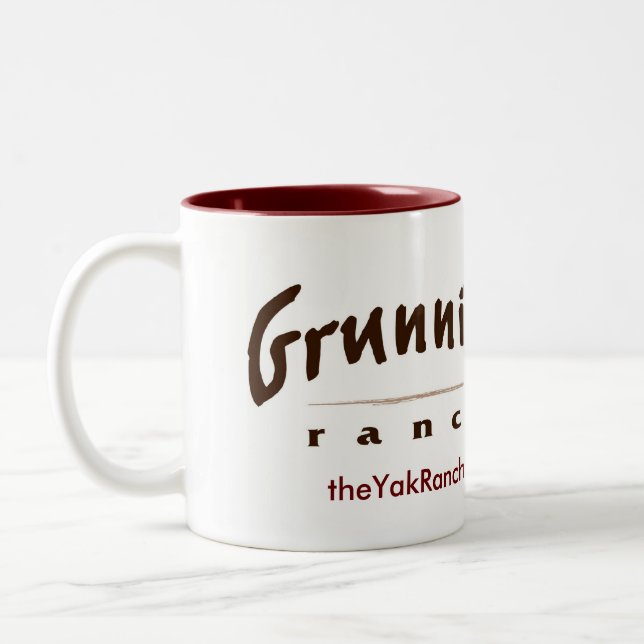 Joe Yak Two-Tone Coffee Mug (Left)