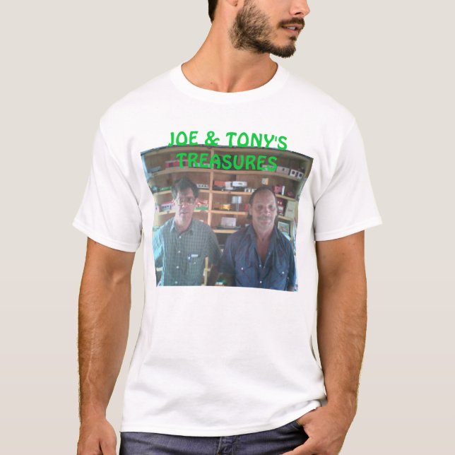 joeandtony, JOE & TONY'S TREASURES T-Shirt (Front)