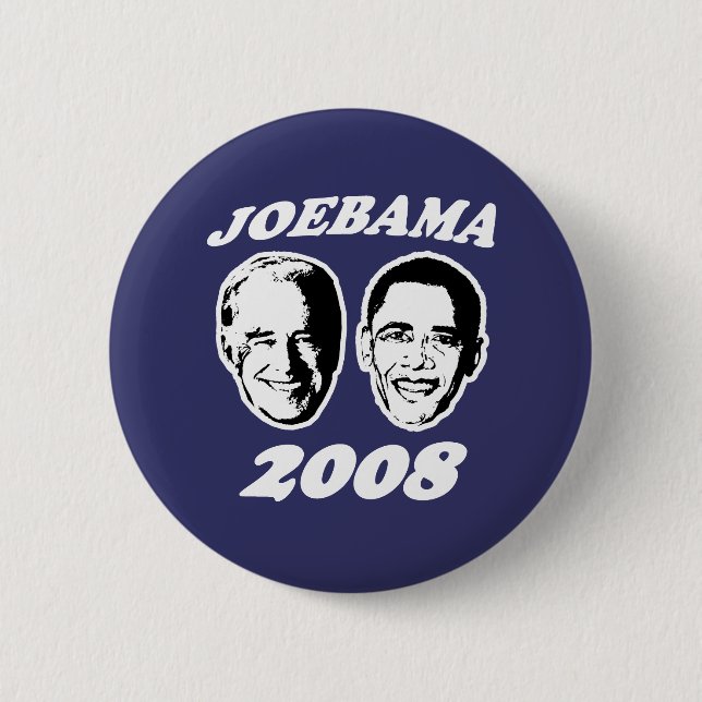 JOEBAMA 2008 6 CM ROUND BADGE (Front)