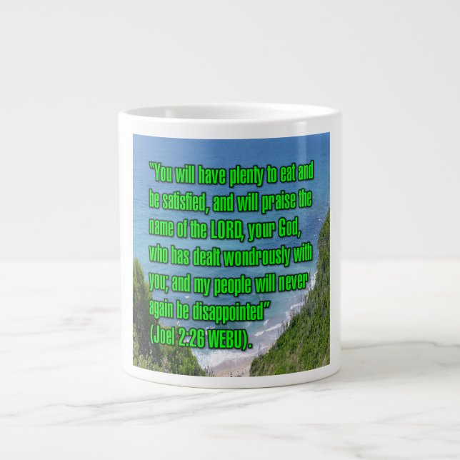 Joel 2:26 WEBU Mug (Front)