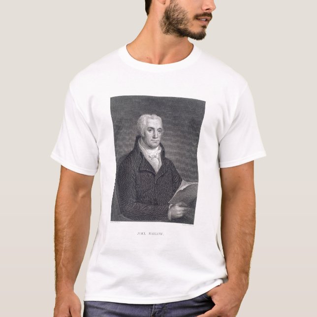 Joel Barlow (1754-1812), engraved by Asher Brown D T-Shirt (Front)