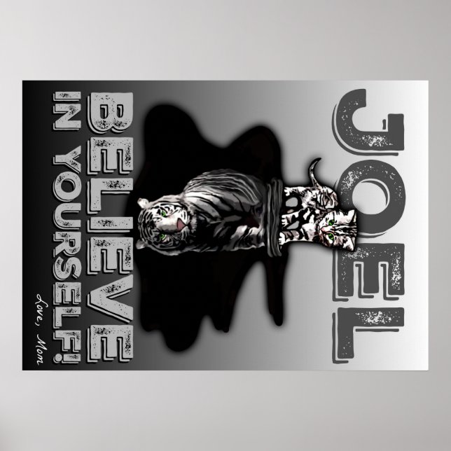 Joel- Believe in Yourself!  Custom Poster (Front)