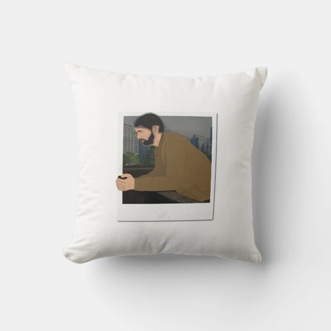 Joel porch scene | The Last of Us Part 2 | Cushion (Front)