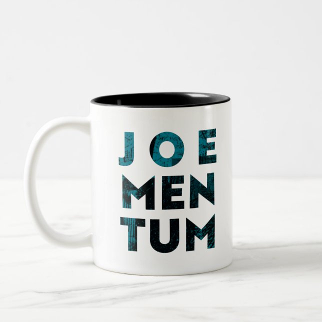 Joementum Two-Tone Coffee Mug (Left)