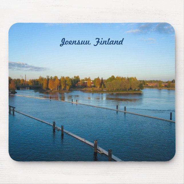 Joensuu Townscape Mouse Pad (Front)