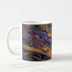 Joe's Abstract Art - Blue - Coffee Cups