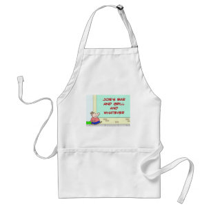 joes bar and grill and whatever standard apron