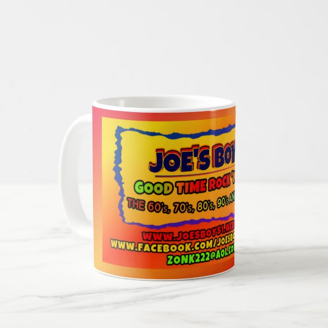 JOE'S BOYS 11 Oz. Mug! Coffee Mug (Front Left)