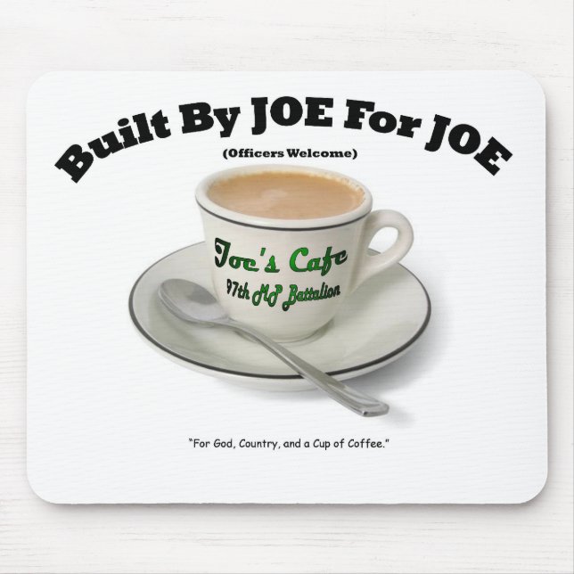 JOE'S Cafe Mousepad (Front)
