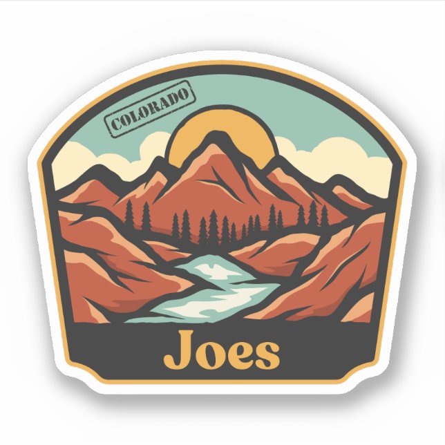 Joes, Colorado Sticker (Front)
