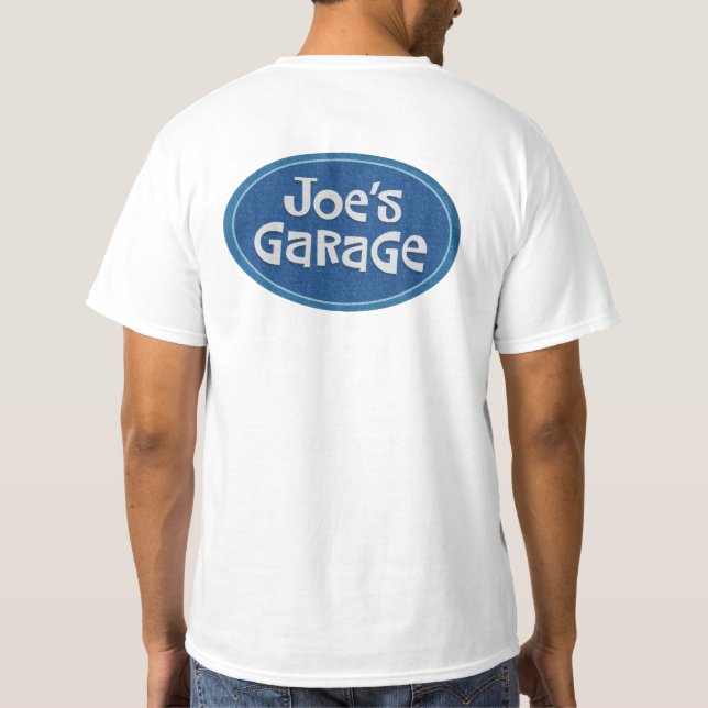"Joe's Garage" Retro T-Shirt (Back)