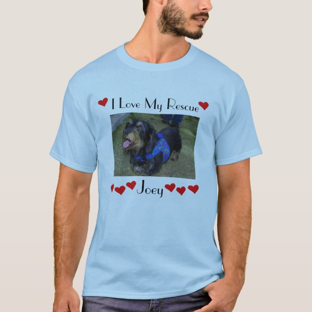 joey i love my rescue #4 T-Shirt (Front)