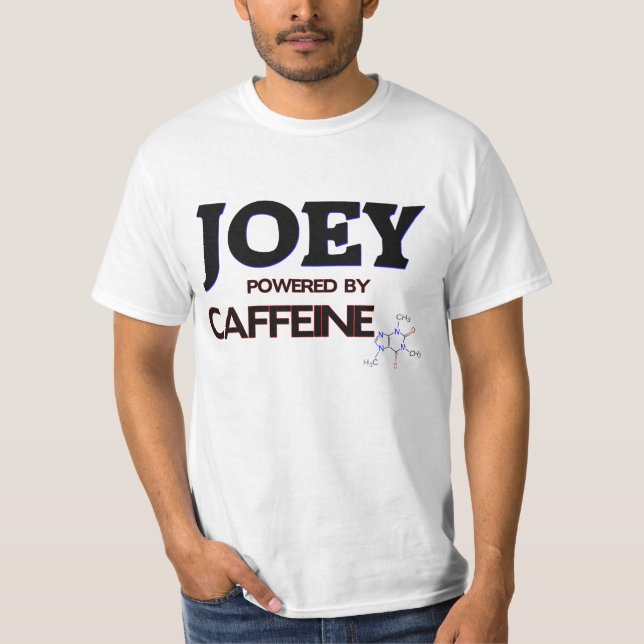 Joey powered by caffeine T-Shirt (Front)