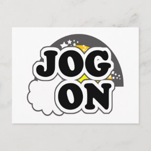 Jog On Postcard
